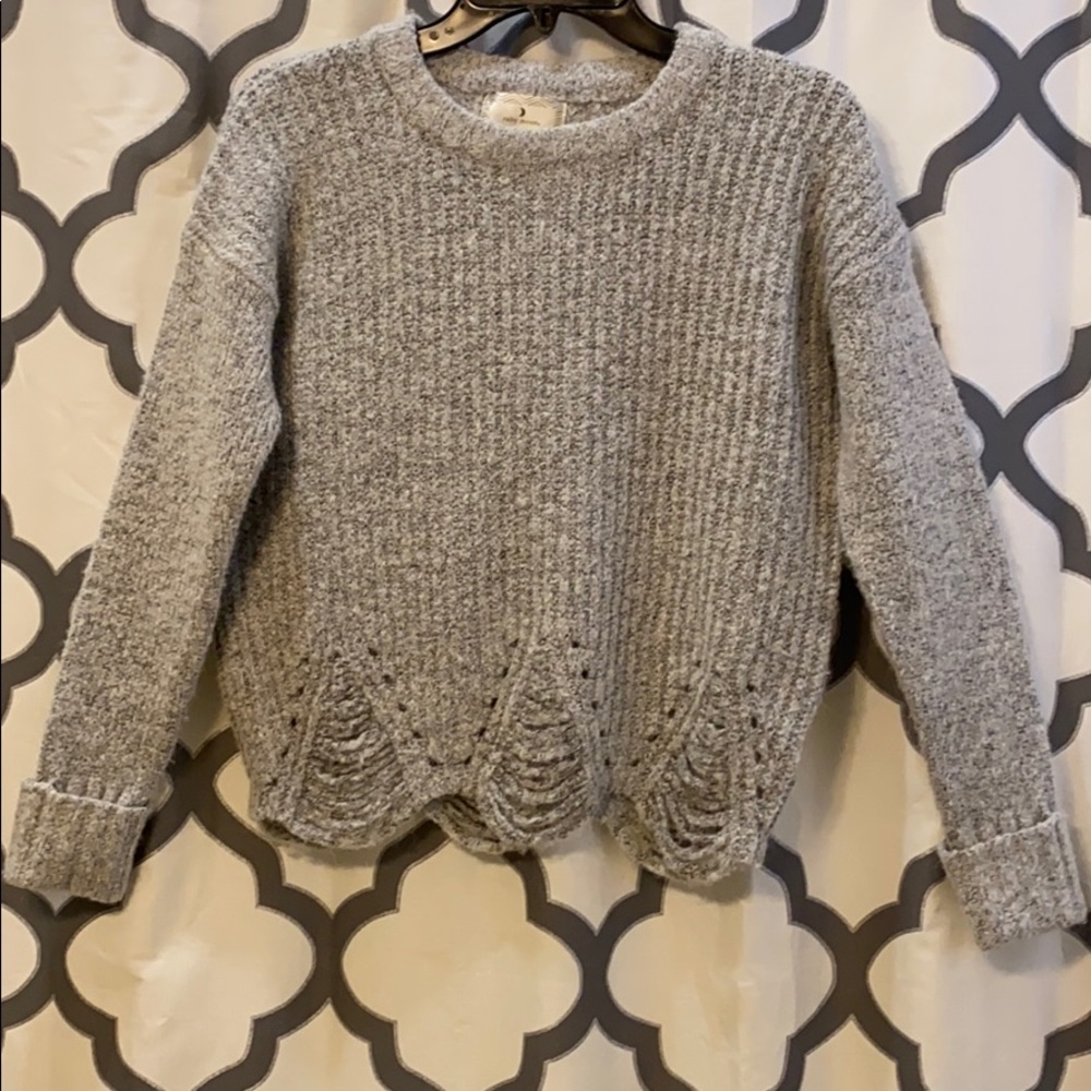 Very cute gray sweater